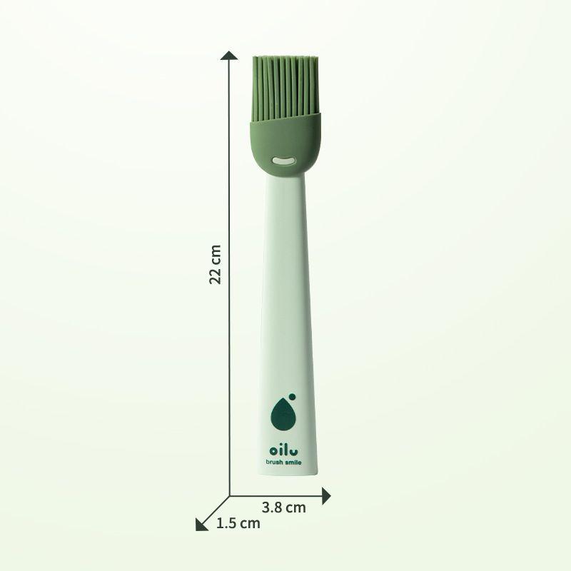 Silicone brush for cakes, meats - green