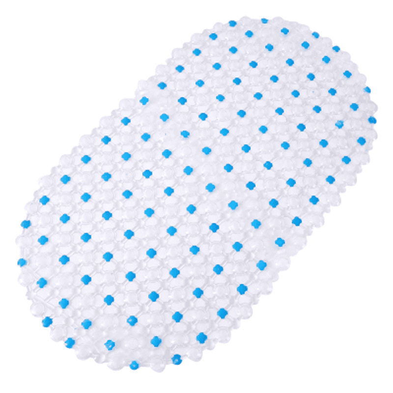 Non-slip bathtub / shower tray mat - blue
