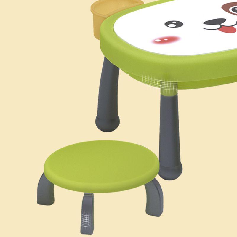 Wielofunkcyjny stolik na klocki z krzesełkiem + 83 szt. klocków