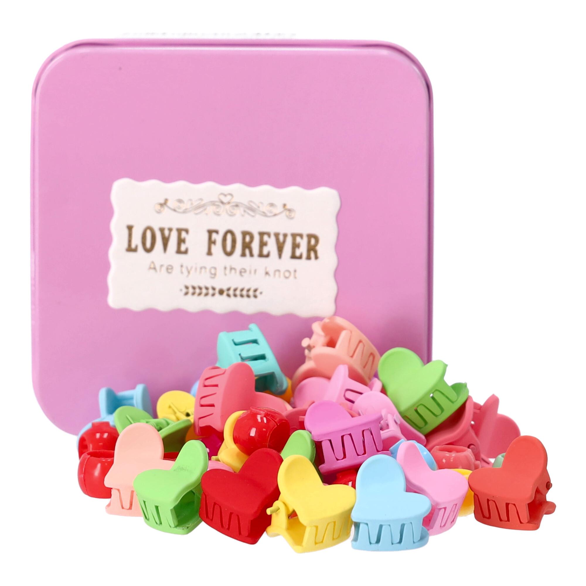 Frog clips for hair - heart