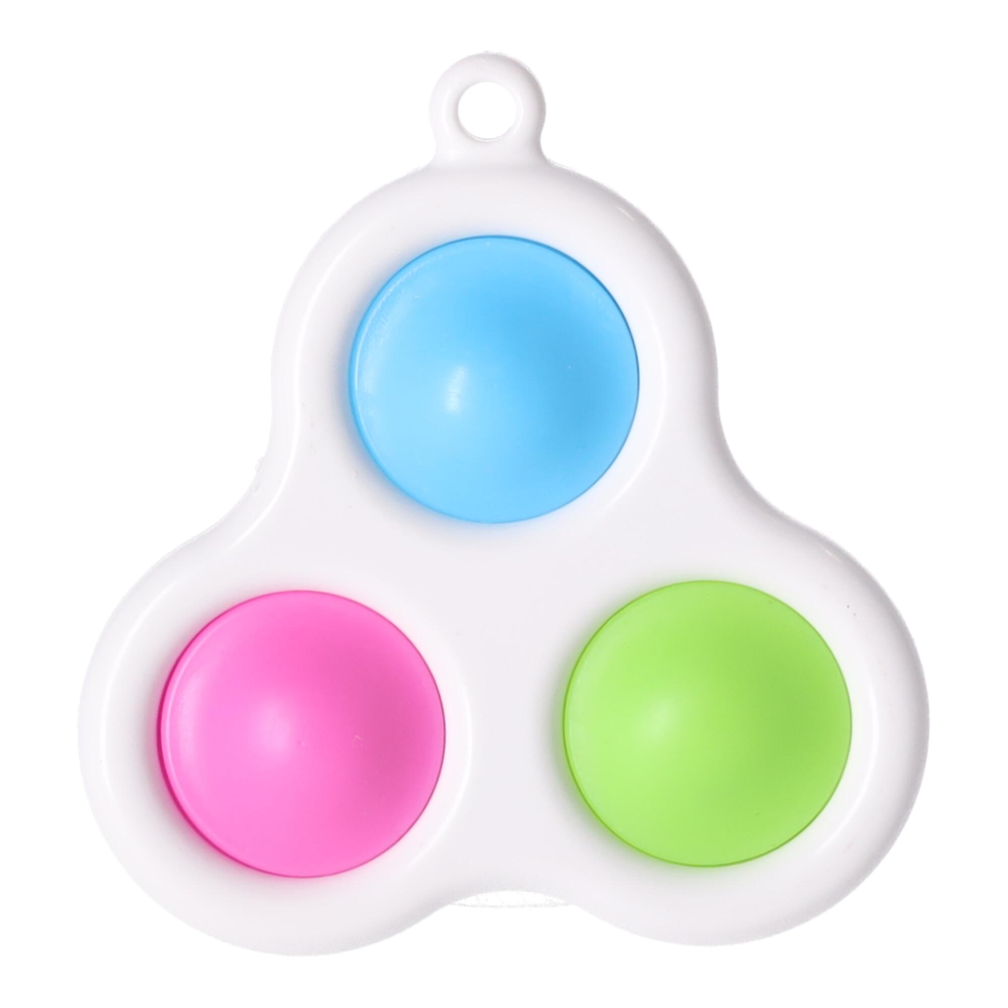Push pop bubble Type 3 anti-stress toy key ring