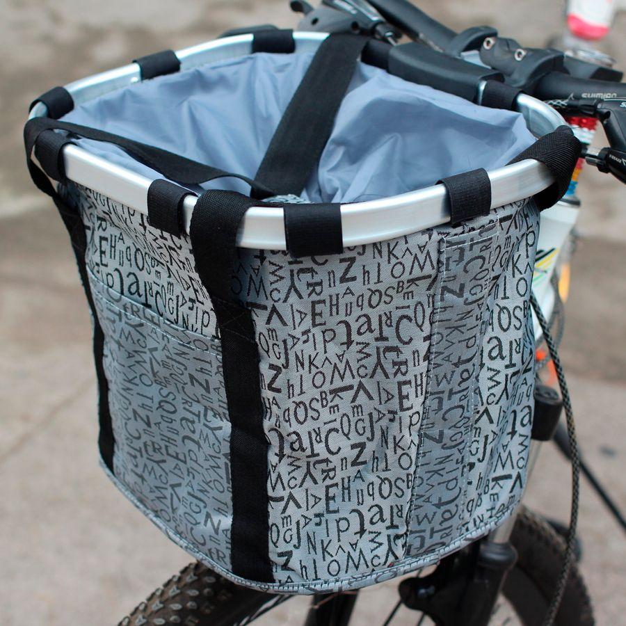 Waterproof bicycle basket - modern design