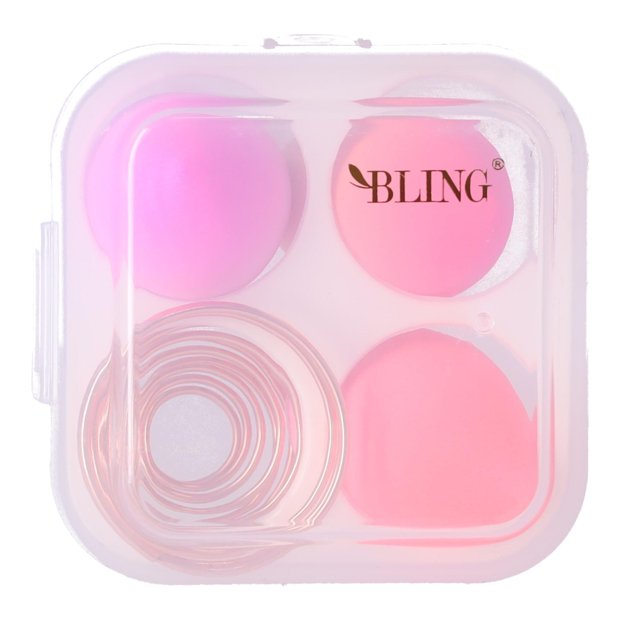 Beauty Blender Box Ombre - Set of make-up sponges 3 pcs + stand for BLING sponges, type II