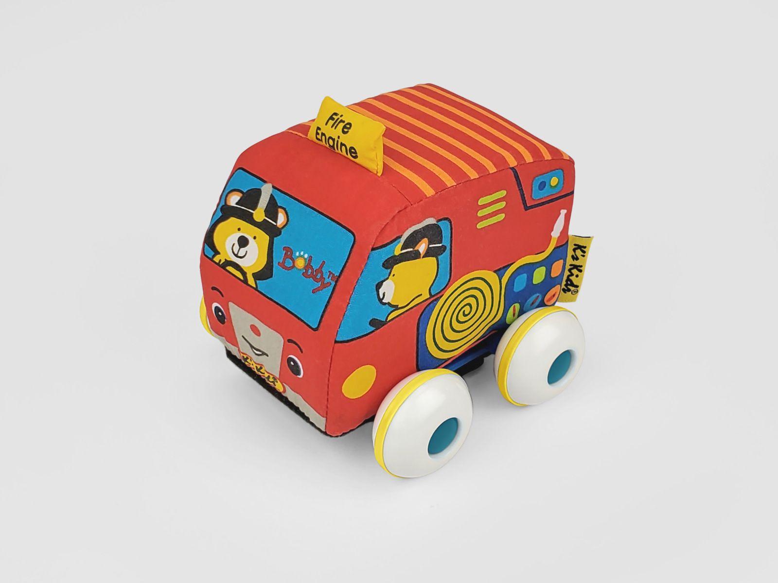 Motorized car - School Bus and Fire Truck