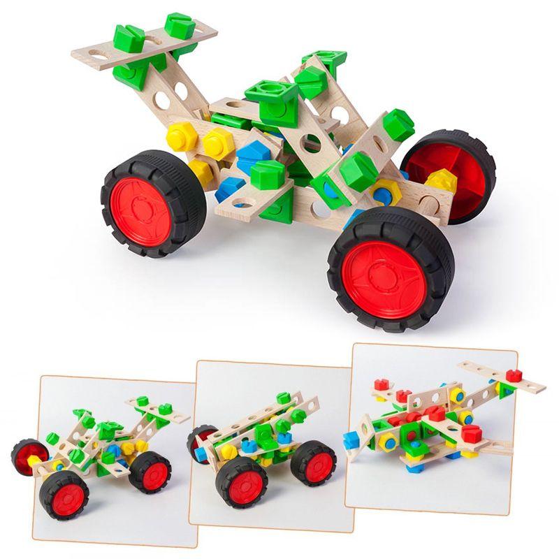 Construction toy Alexander - Little Constructor Junior - 3in1 Rally car