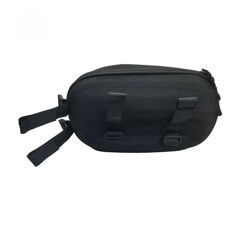 Bicycle bag pannier for a scooter bike - black, 16.5x14.5x30 cm
