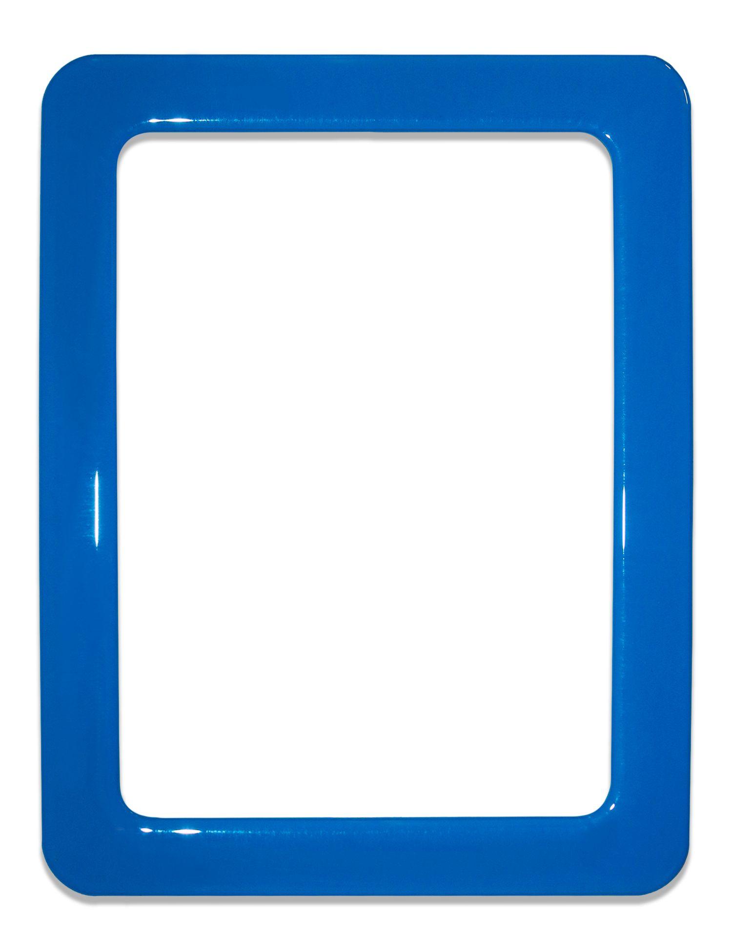 Magnetic self-adhesive frame size 16.0x11.8cm - blue
