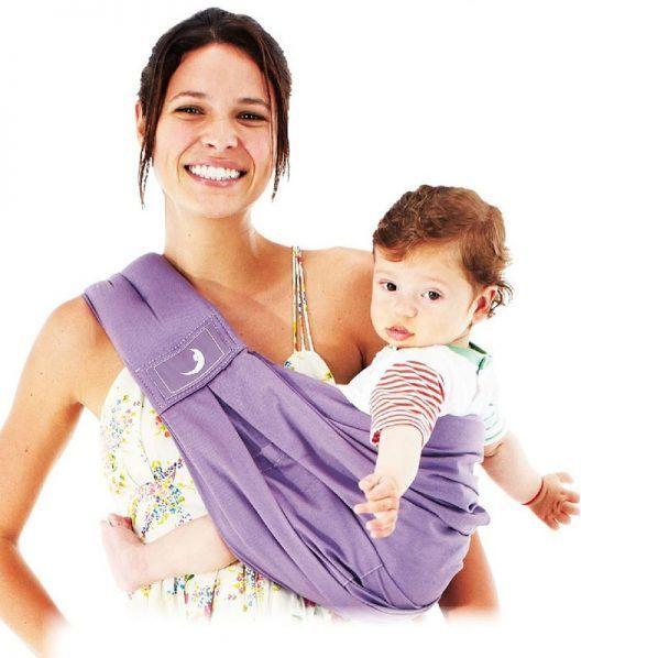 Chusta ergonomiczna do noszenia dziecka- fioletowa