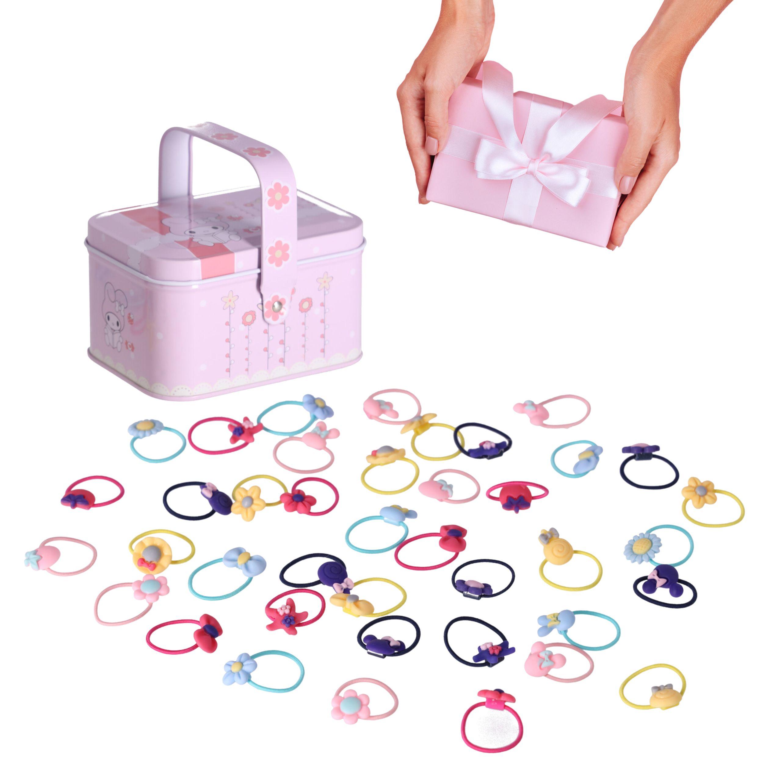 Set of colored hair bands 40pcs - type II