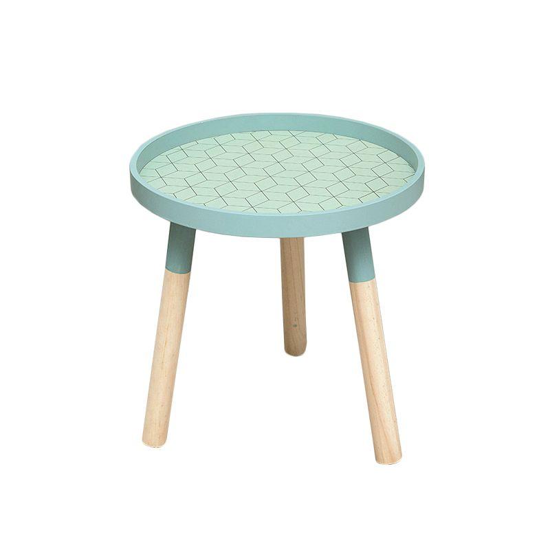 Round coffee table - turquoise