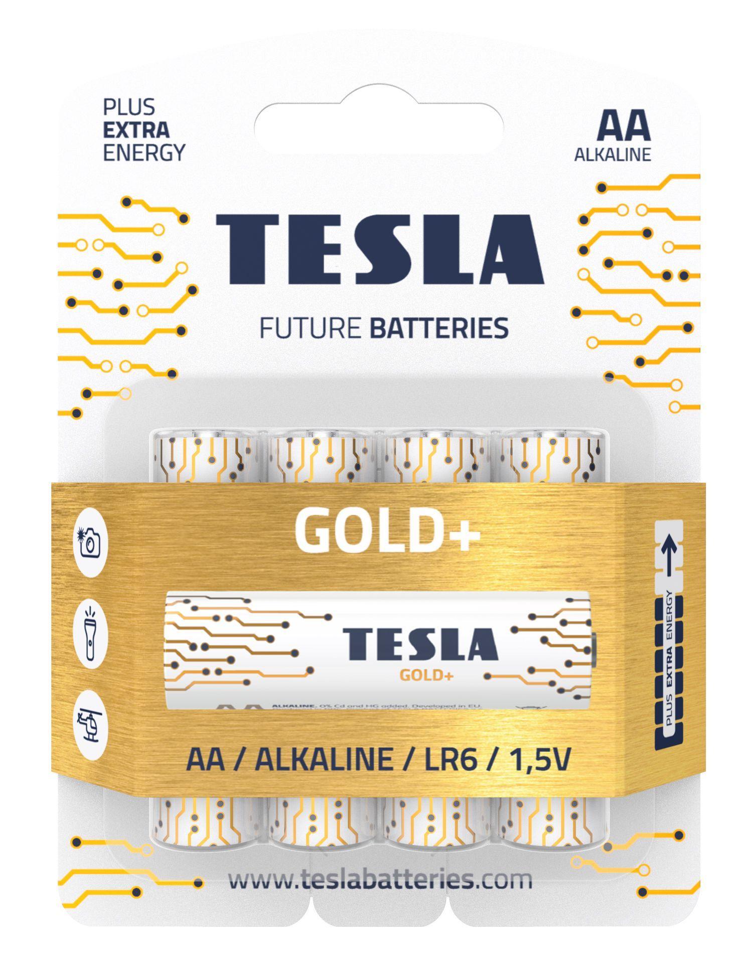 Mercury Free Alkaline Manganese Battery, 4pcs, AA Size / Non-Rechargeable