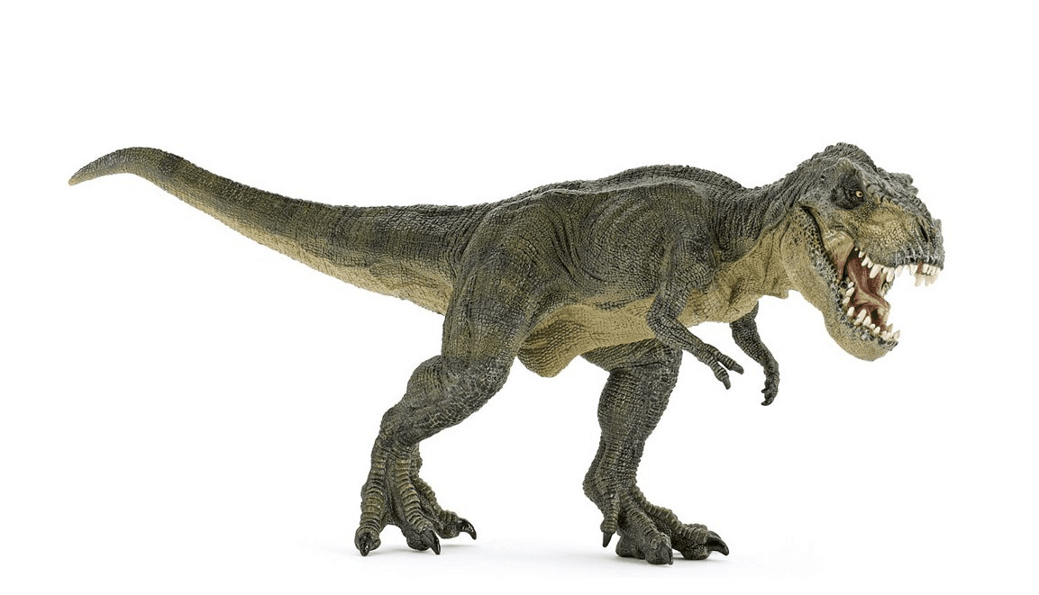 Collectible figurine Dinosaur T-Rex running green, Papo