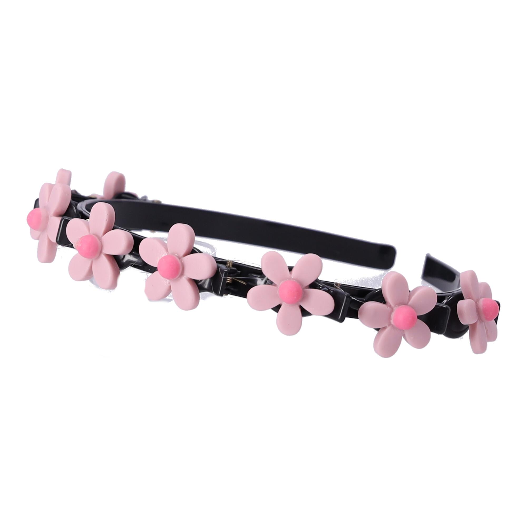 Headband with hairpins — flower, pattern IV