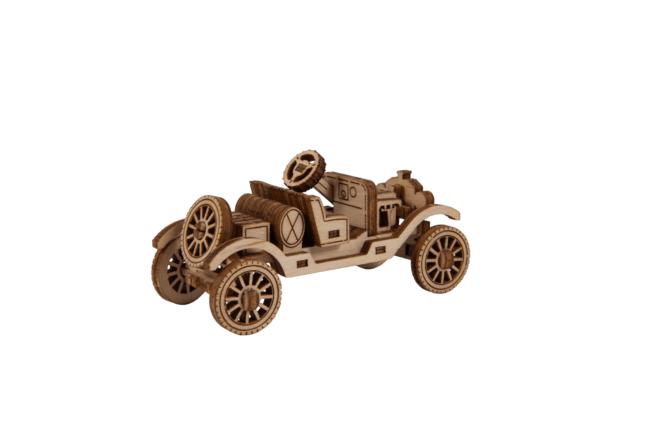 Drewniane Puzzle 3D - Model Retro Ride 2 (Ford Model T)