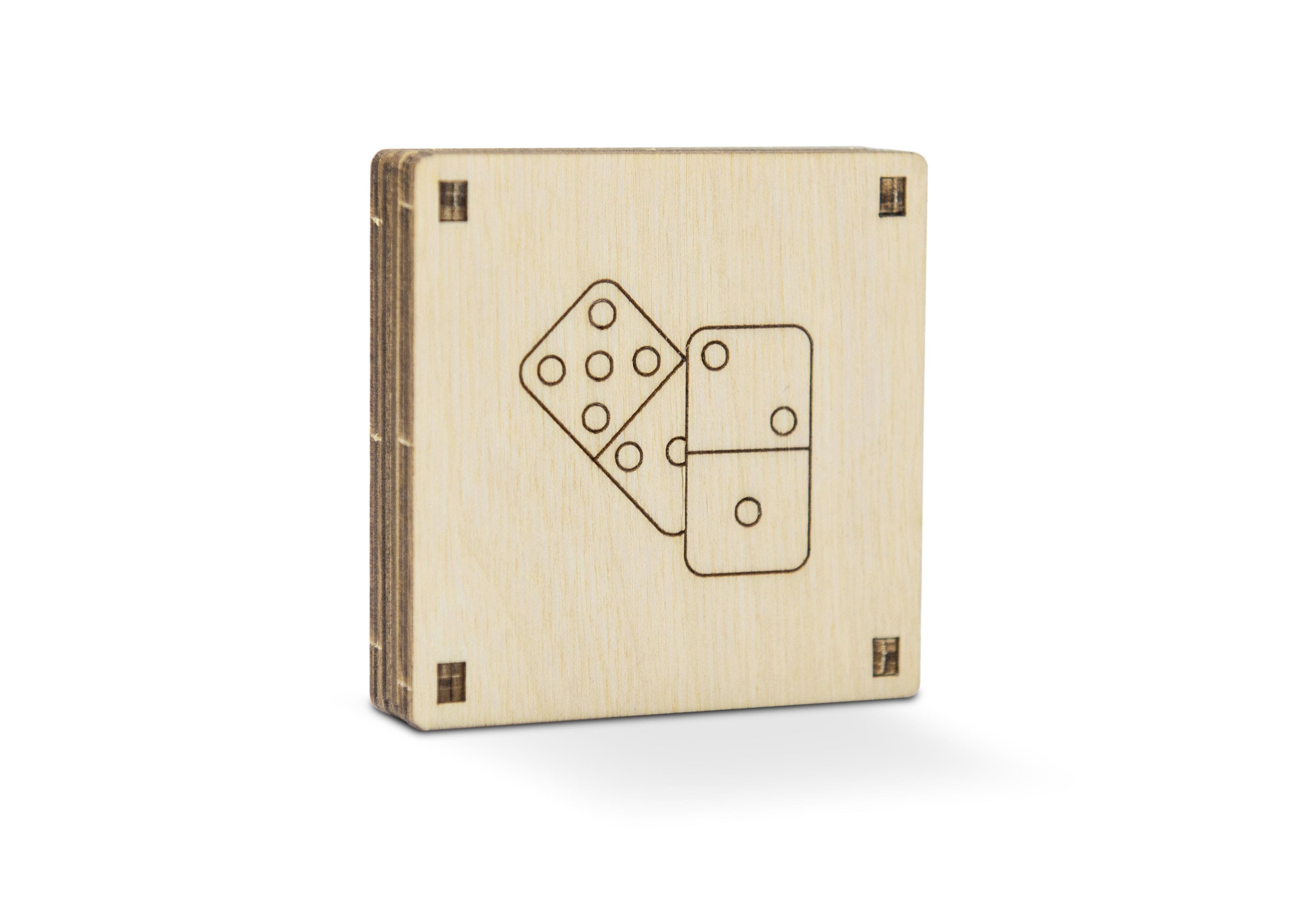 Drewniane Puzzle 3D – Gra Domino z Drewna