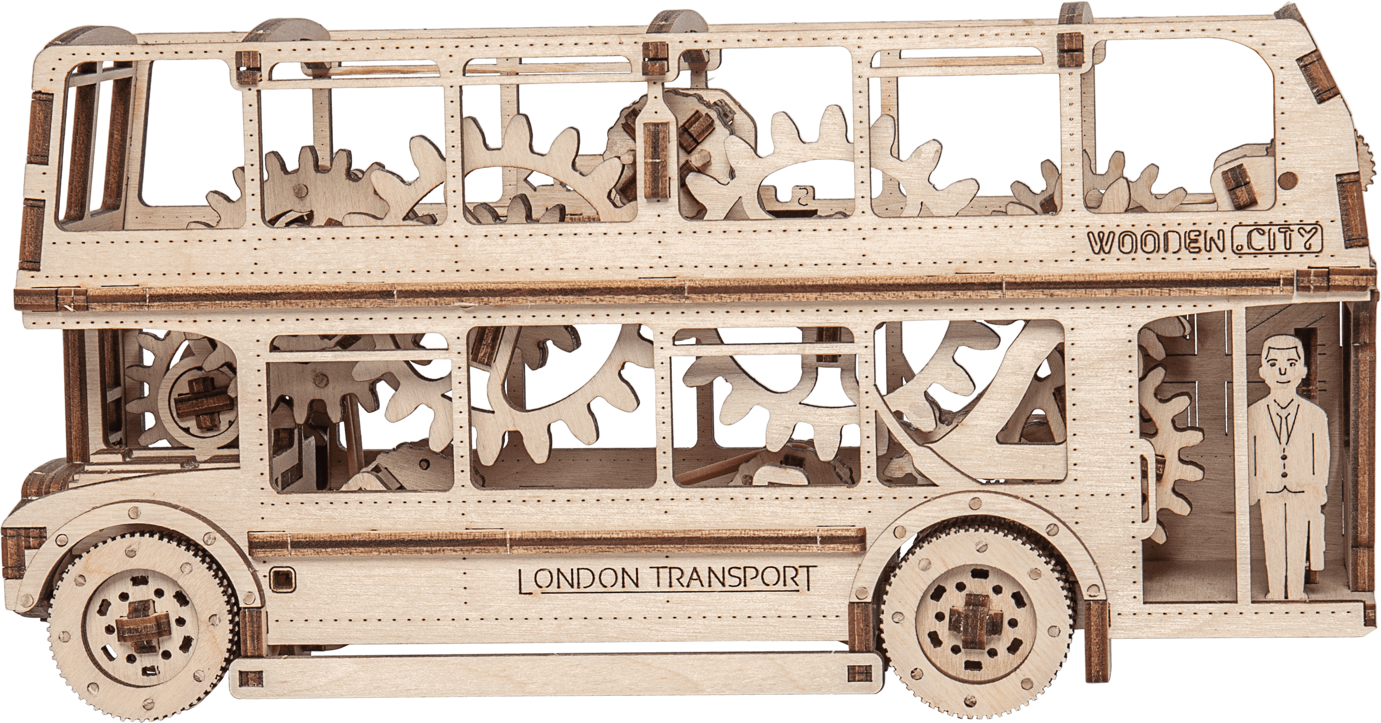 Drewniane Puzzle 3D – Autobus Londyński