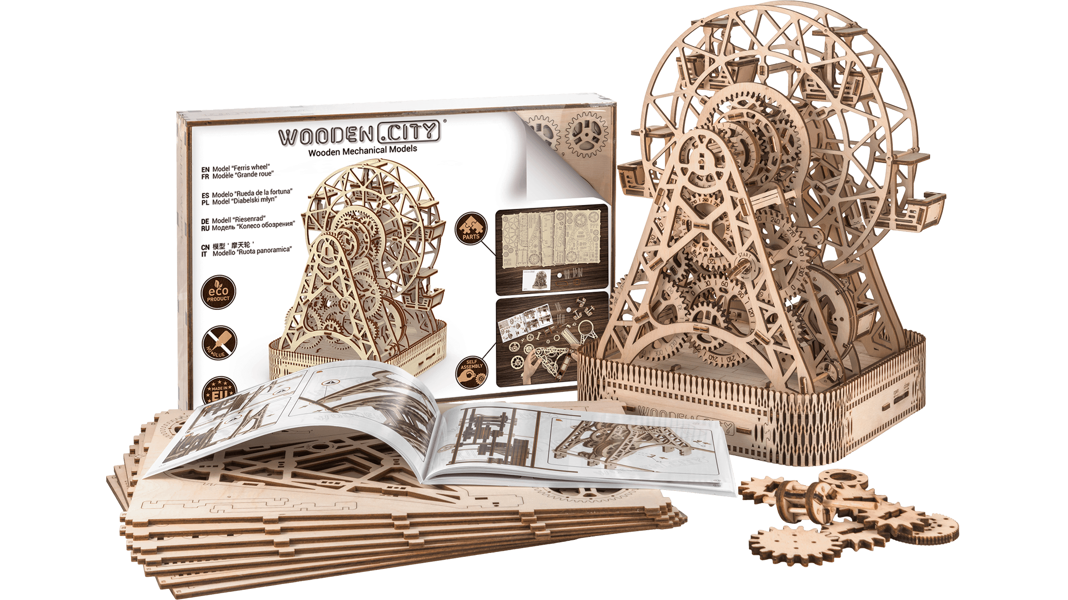 Drewniane Puzzle 3D – Diabelski Młyn