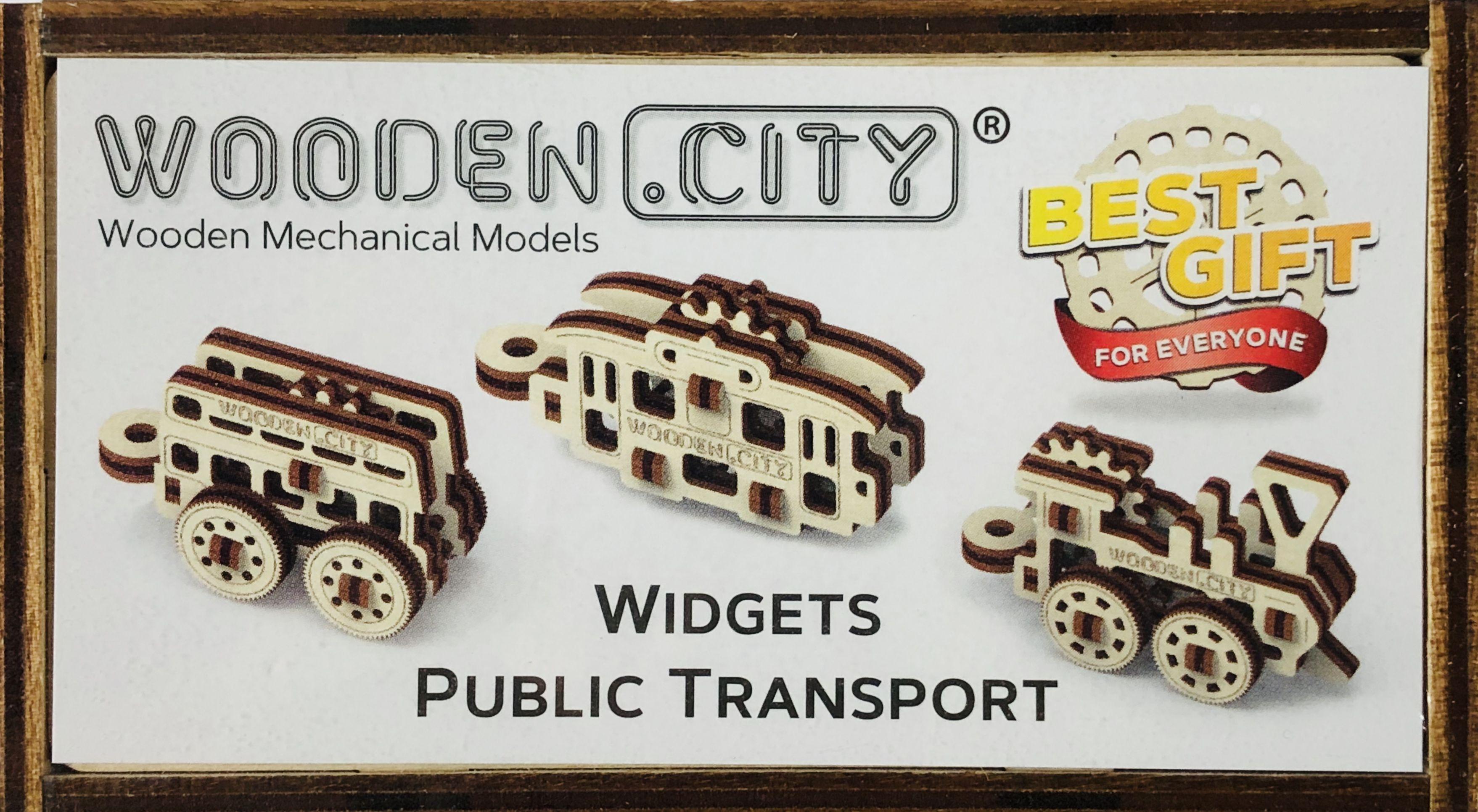 Drewniane Puzzle 3D – Transport Publiczny