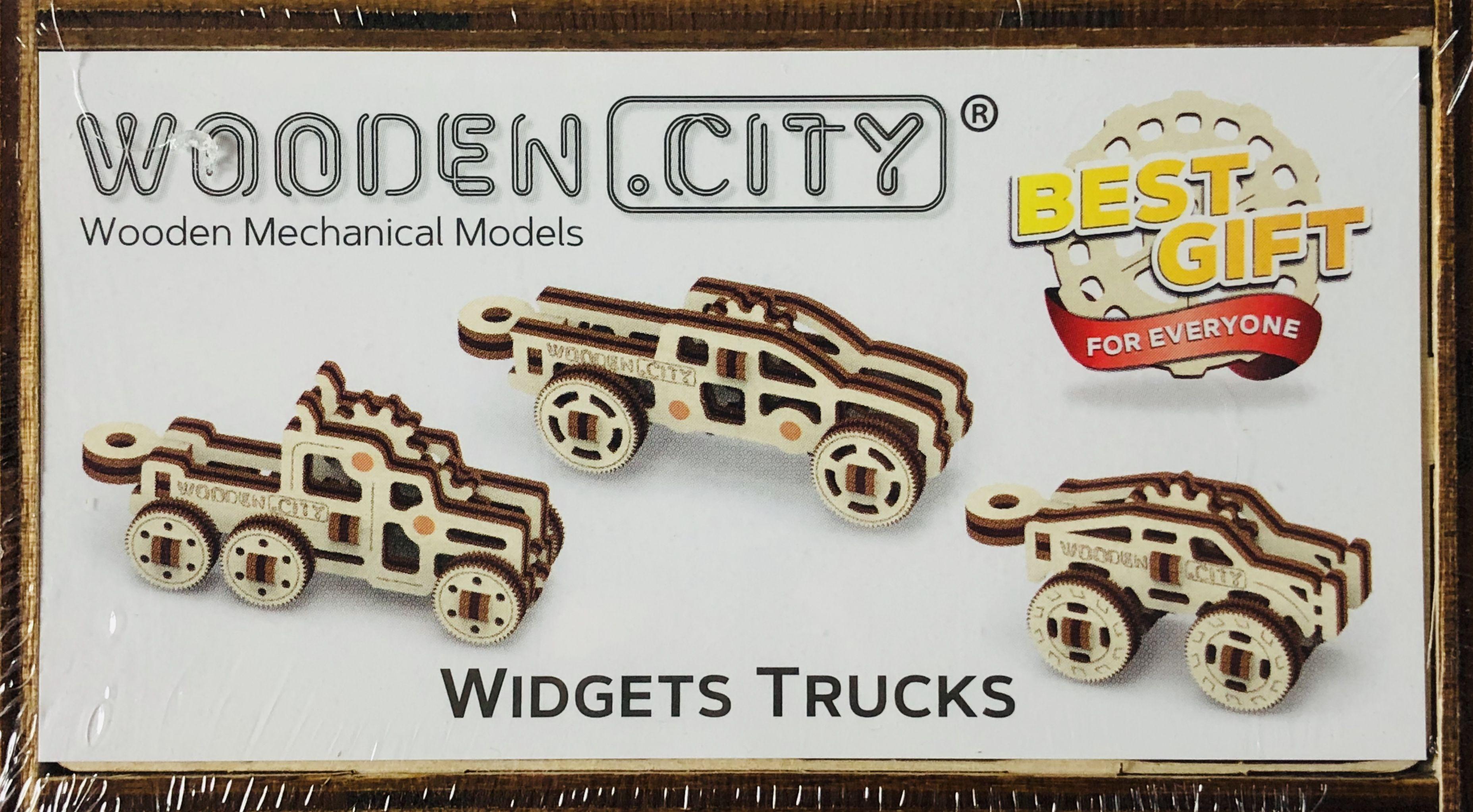 Wooden 3D Puzzle - Trucks