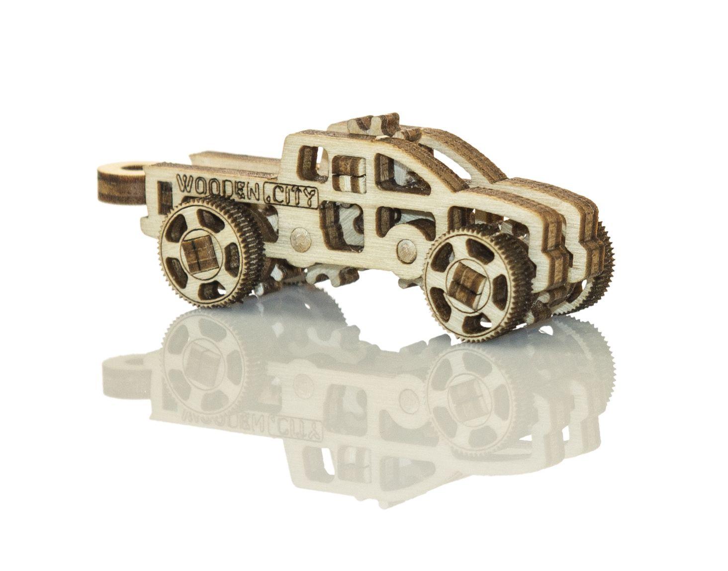 Drewniane Puzzle 3D – Ciężarówki