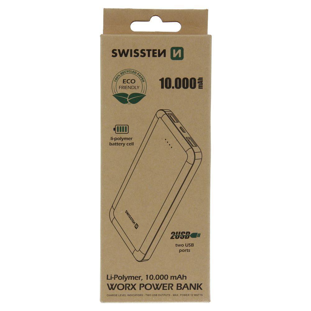 Power Bank 10000 MAH Swissten Worx (Eco Packaging)