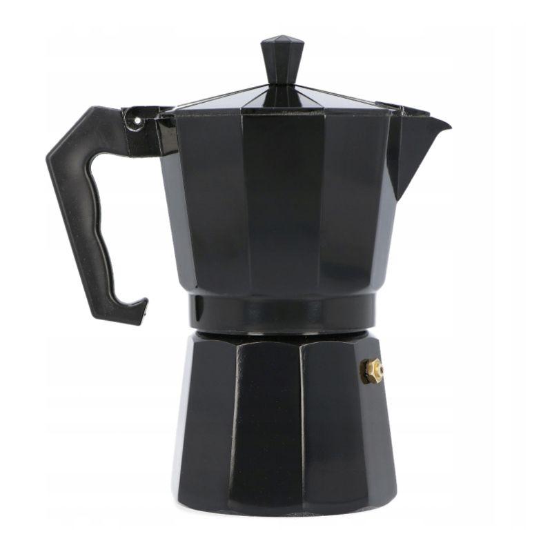Kawiarka do kawy – czarna, 300ml, 6 filiżanek, gaz