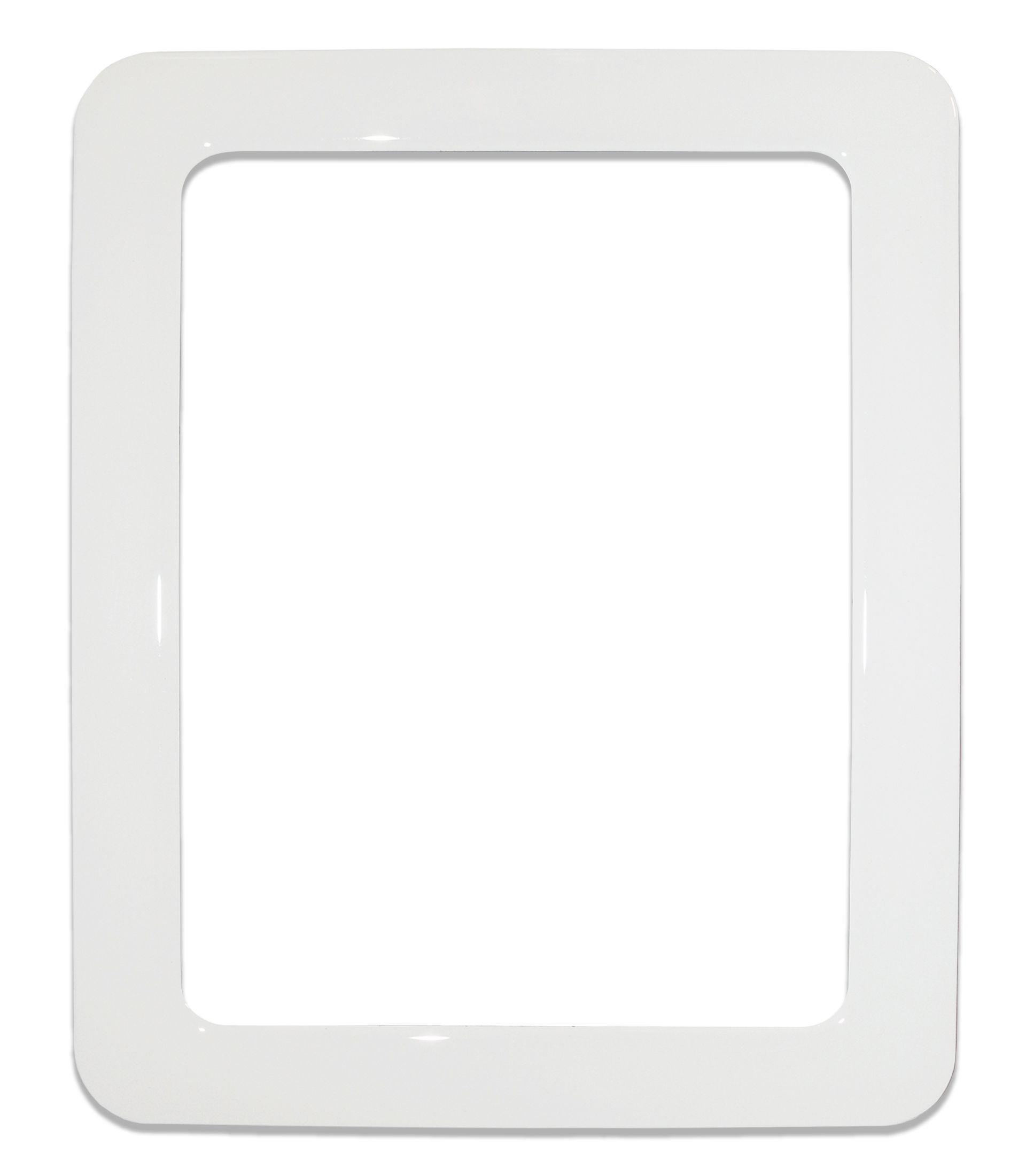 Magnetic self-adhesive frame size 19.0 x 23.8 cm - white