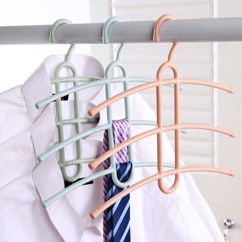 Three-level clothes hanger - pink