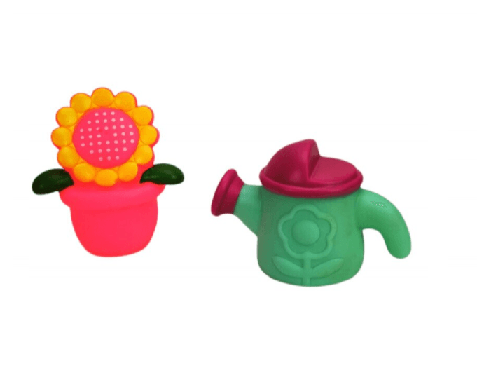 Bath toys in water (set of 2) - garden