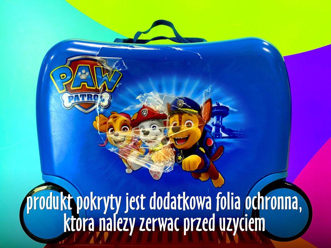 Jeżdżąca walizka podróżna Psi Patrol - niebieska mała