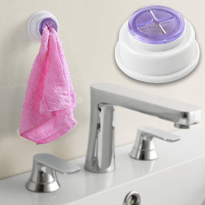 Push-in towel rail - purple