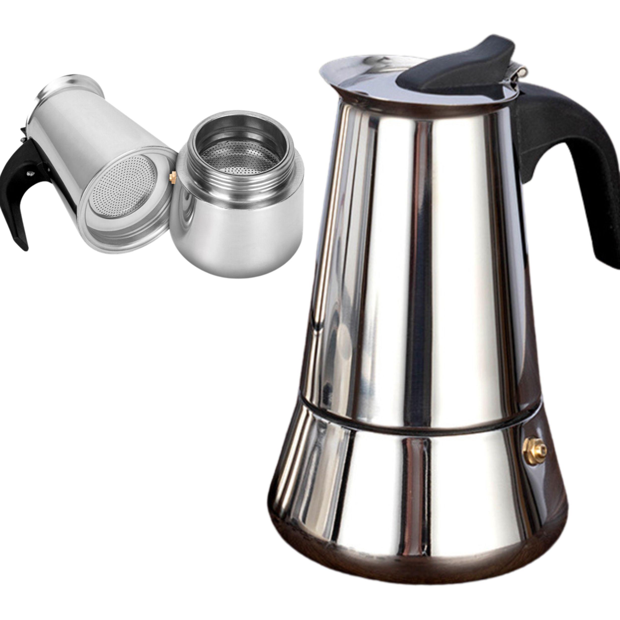 Coffee maker - silver 600ml