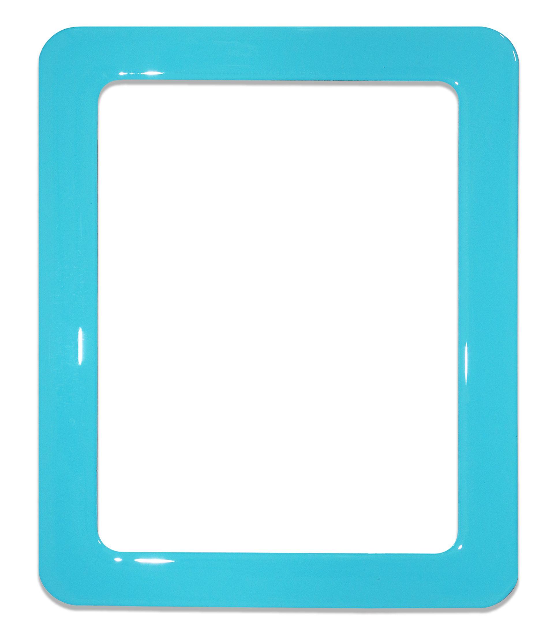 Magnetic self-adhesive frame size 19.0 x 23.8 cm - light blue