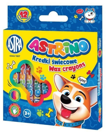 Crayons 12 colors ASTRINO ASTRA