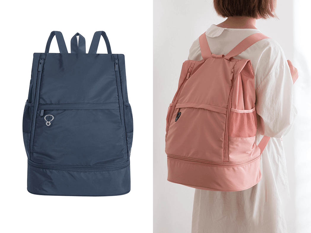 Tourist backpack bag hand luggage - blue