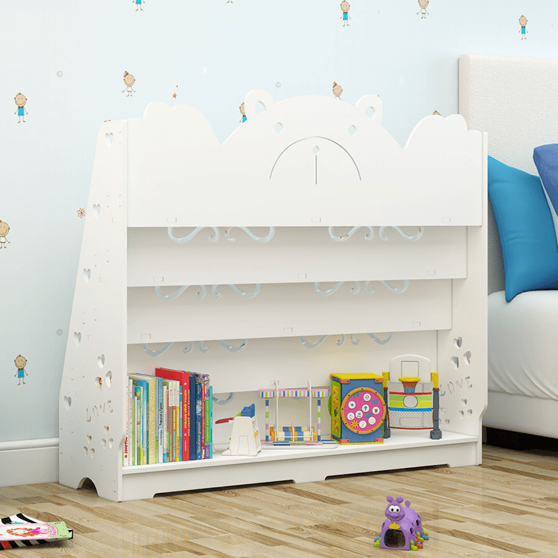 Bookcase for the children's room 100*32*112 cm - white