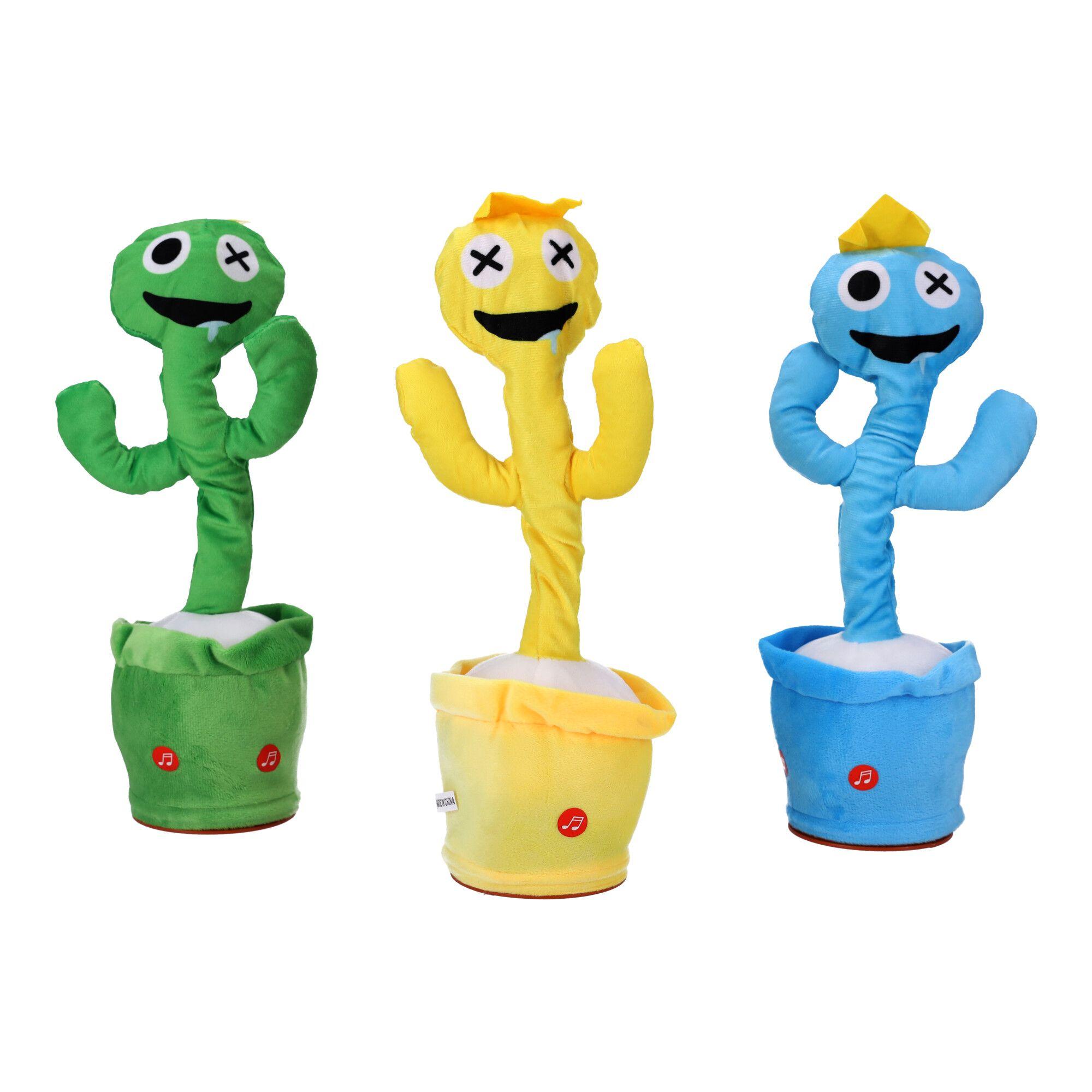Zabawka dla dzieci - Tańcząca i śpiewająca maskotka ROBLOX RAINBOW FRIENDS - żółta