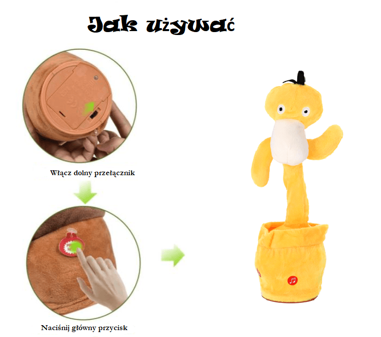 Baby toy - Dancing and singing duck.