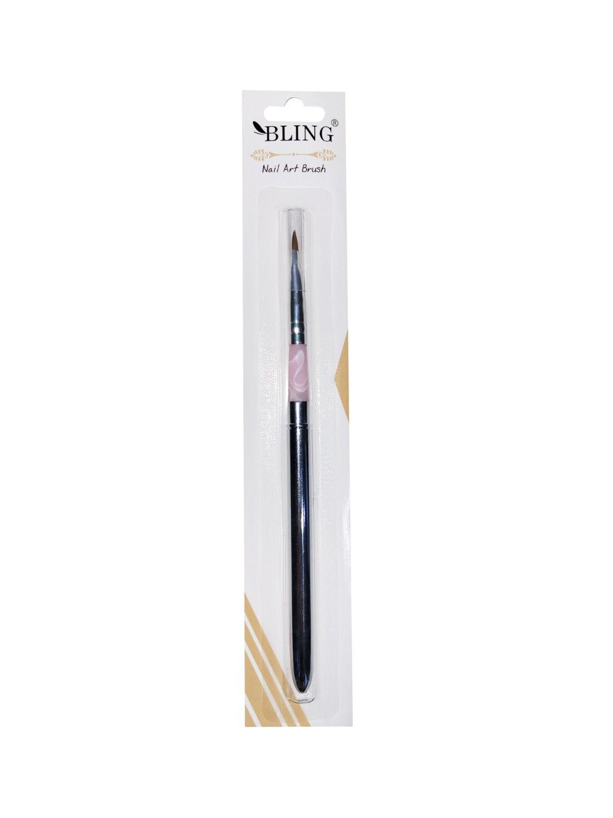 BLING Professional gel brush - size 8, silver