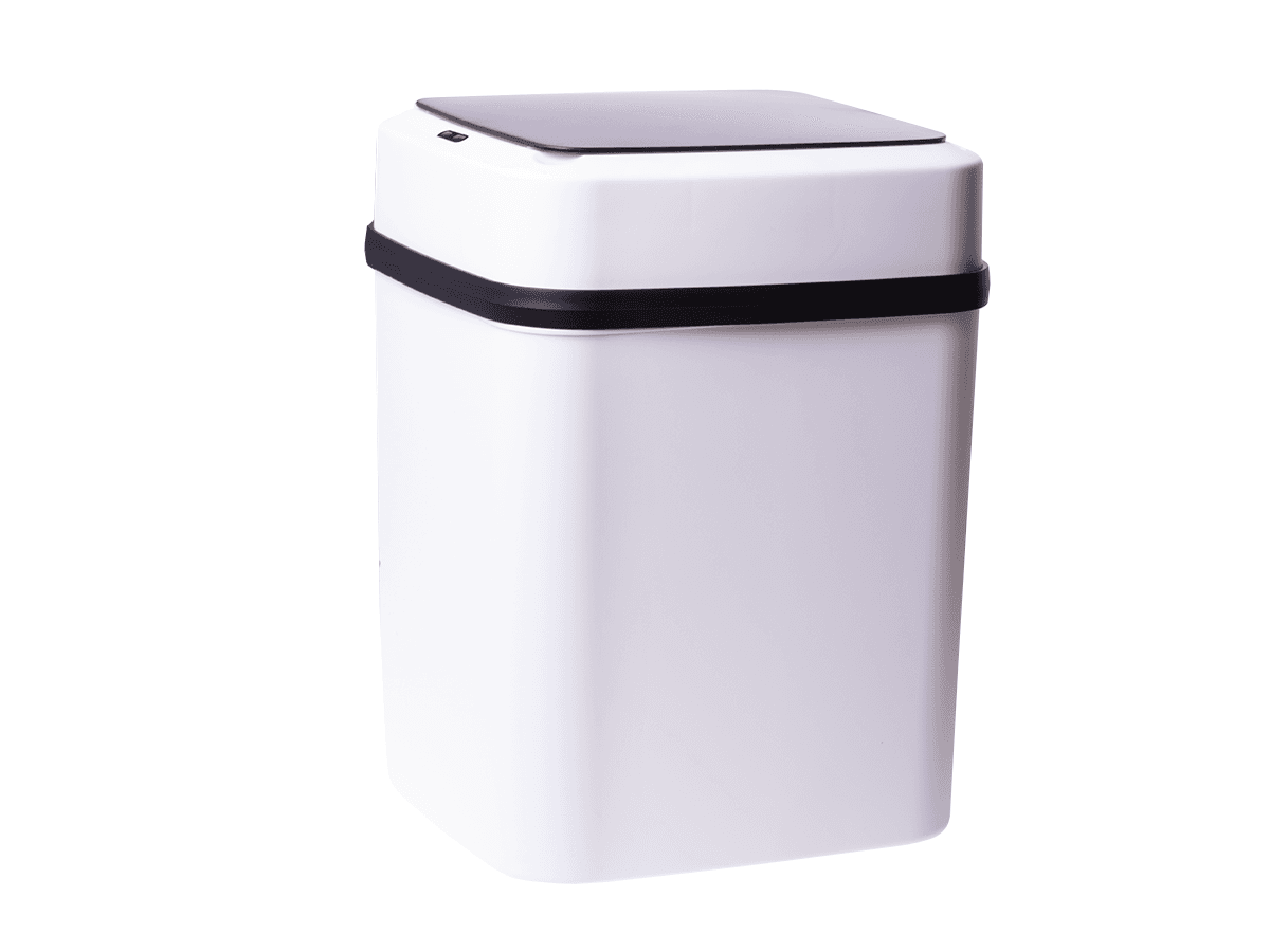 Automatic dustbin - white