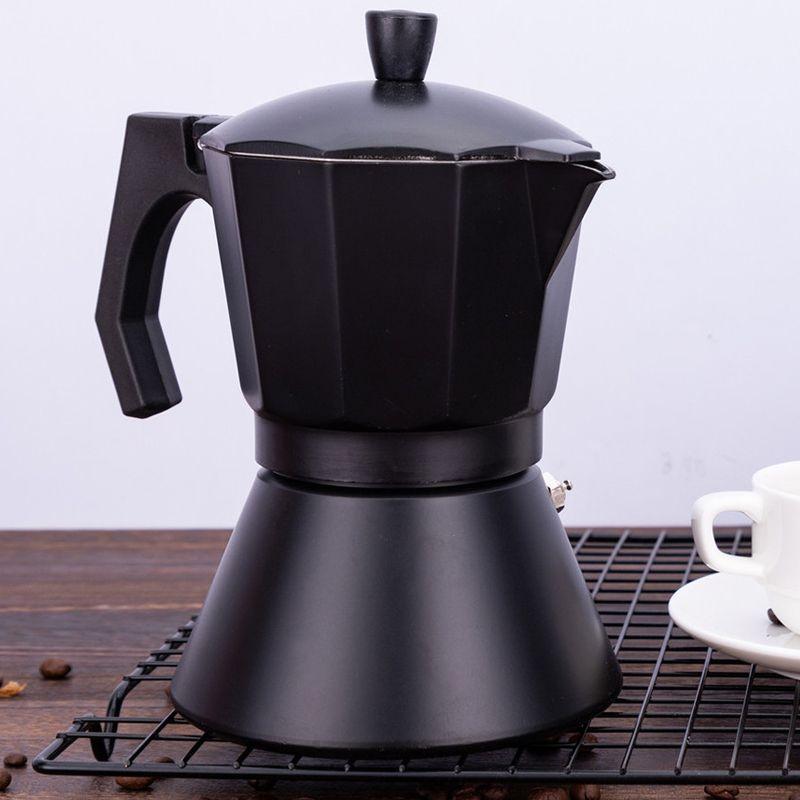 Kawiarka do kawy – czarna, 450ml, 9 filiżanek indukcja