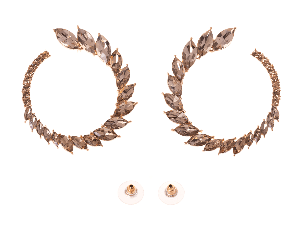 Circle earrings - gold