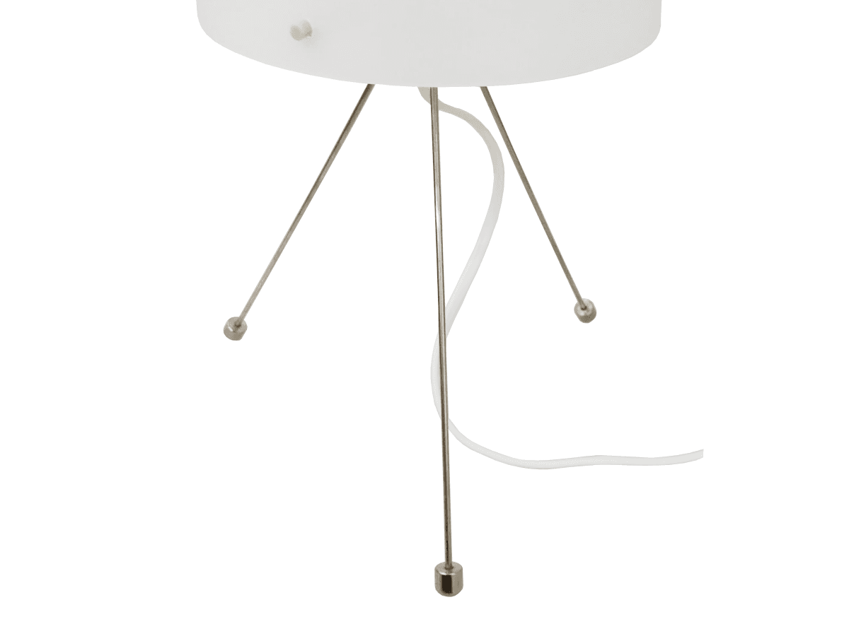 Lampa stołowa, biurkowa, nocna Biała mleczna nowoczesny wzór