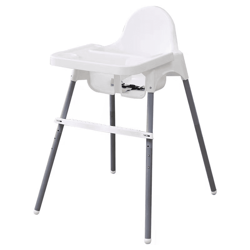 Krzesełko do karmienia regulowane - białe