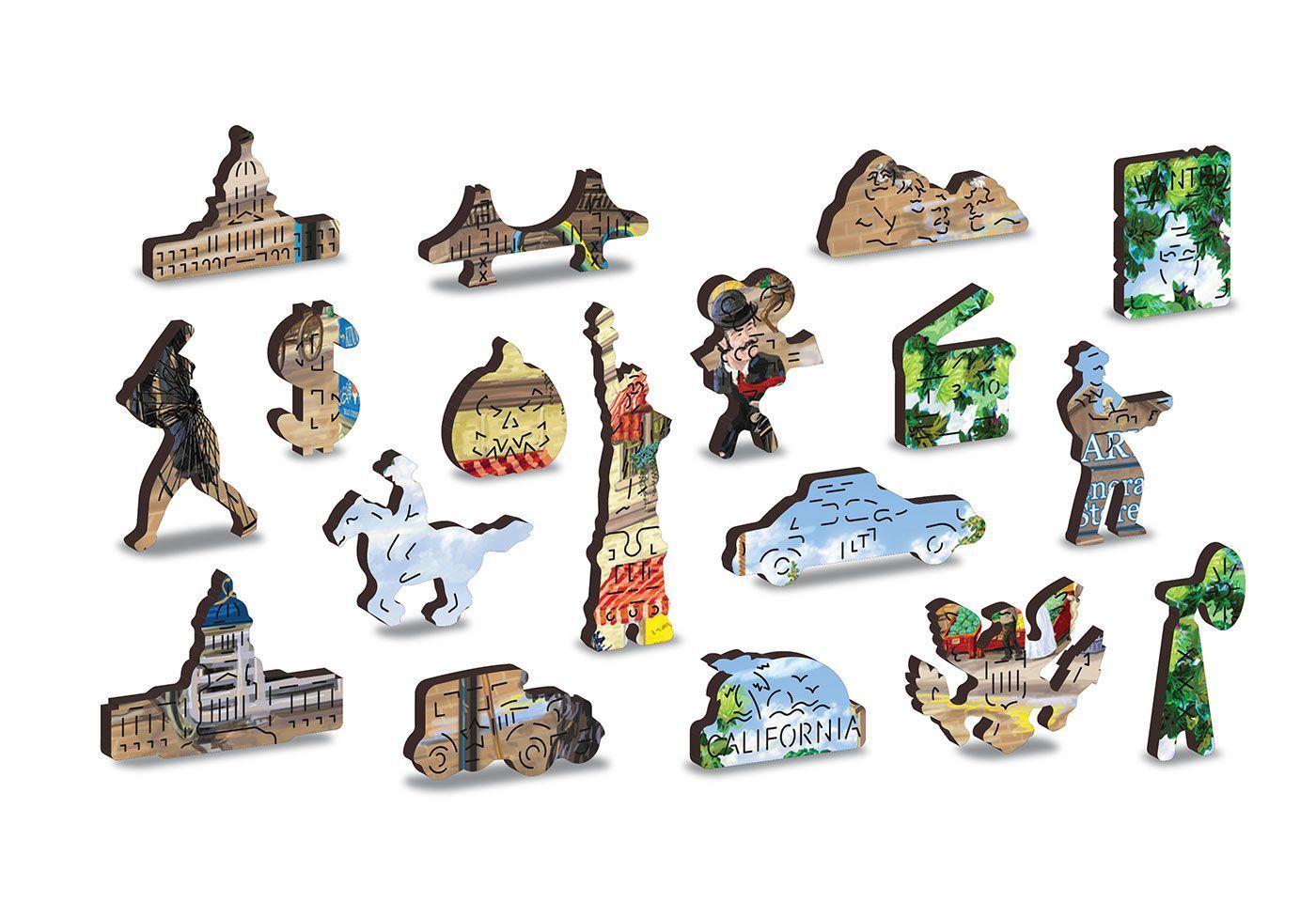 Drewniane Puzzle z figurkami – Wiktoriańska ulica rozm. L, 400 elementów