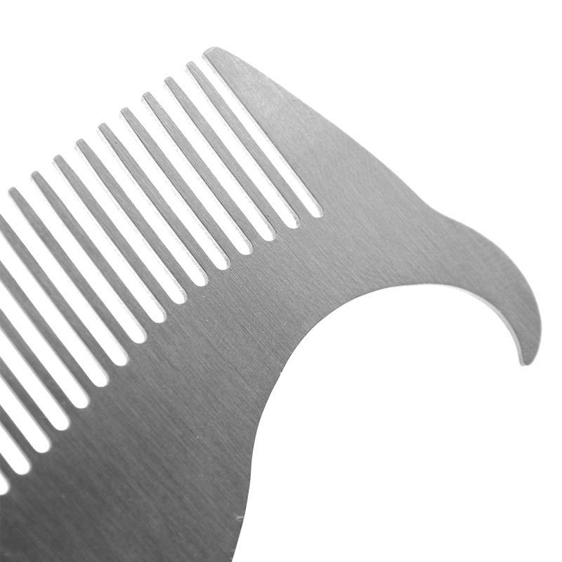 Beard grooming and styling comb