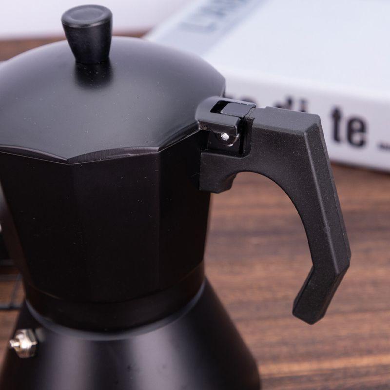 Kawiarka do kawy – czarna, 450ml, 9 filiżanek indukcja