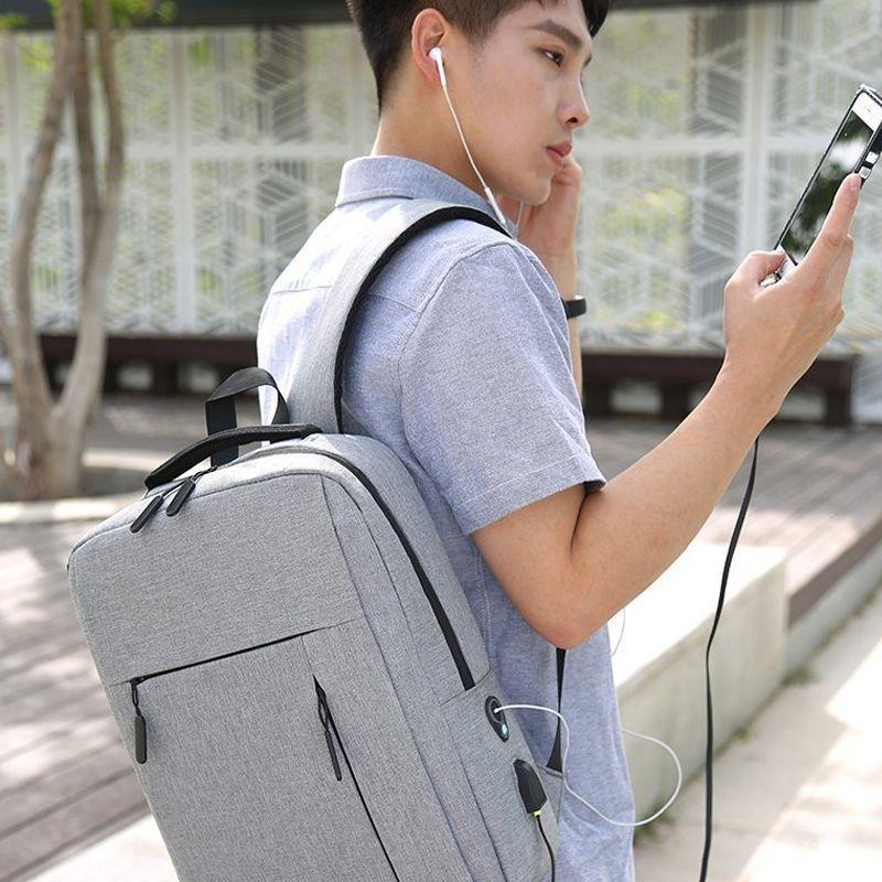 15.6 "laptop backpack - gray