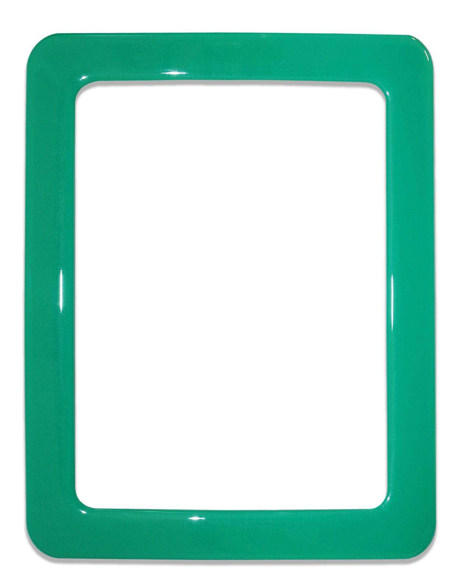 Magnetic self-adhesive frame size 16.0x11.8cm - green