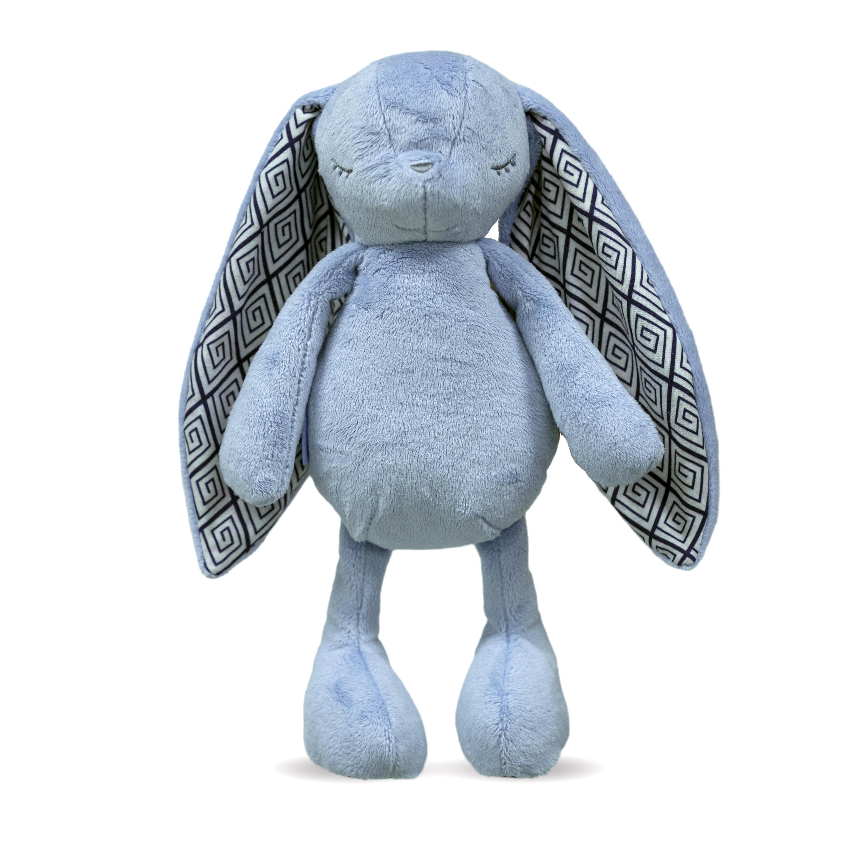 Noisy plush Diddou teddy bear (with star projector) - blue